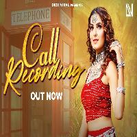 Call Recording Balinder Sandhu ft Raveena Bishnoi New Haryanvi Song 2022 By Vicky Badshah Poster